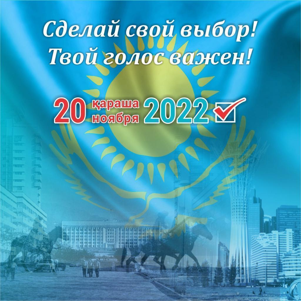 Әркімнің дауысы маңызды. 20- қараша кезектен тыс сайлау