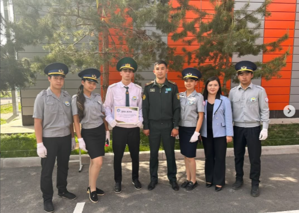 “Жас полиция көмекшісі” байқауында жүлделі 3 орын иеленді